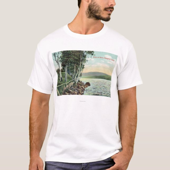 Beskåda av sjökusten tee shirt (Framsida)