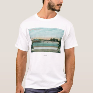 Beskåda av sjön MerrittOakland, CA Tee Shirt