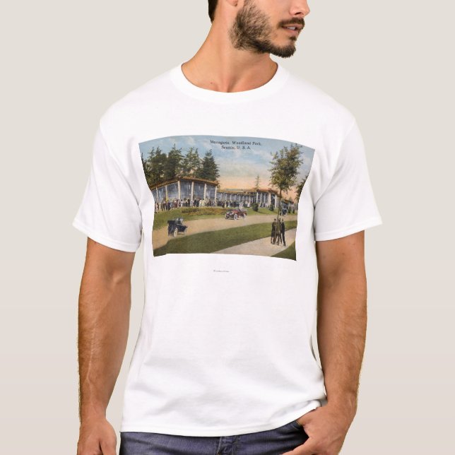 Beskåda av skogsmark parkerar menagerien t-shirt (Framsida)