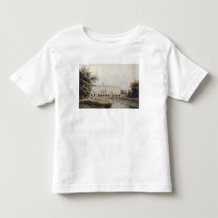 Beskåda av slott av Strelna nära St Petersburg T-shirt