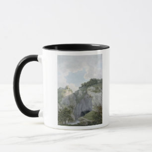 Beskåda av slott och Cavern på Castelton Mugg