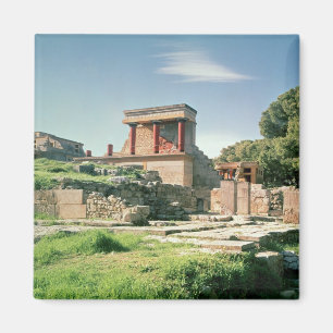 Beskåda av slotten av Knossos Magnet