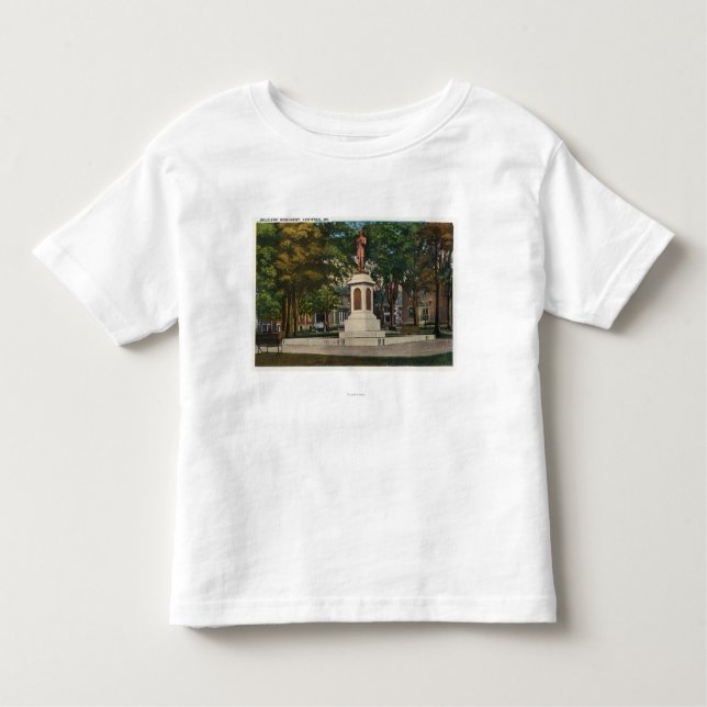 Beskåda av soldat monument t shirt (Framsida)
