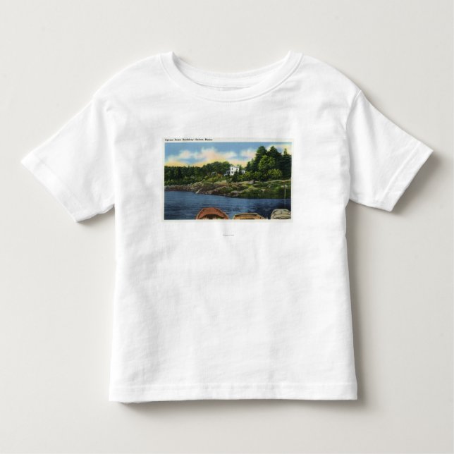 Beskåda av Spruce pekar T Shirt (Framsida)