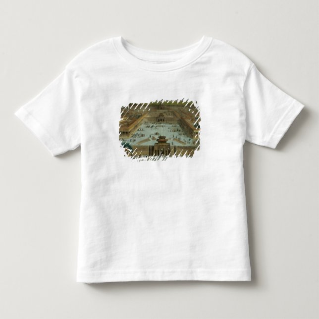 Beskåda av staden av Peking som tas från söderna Tee Shirt (Framsida)