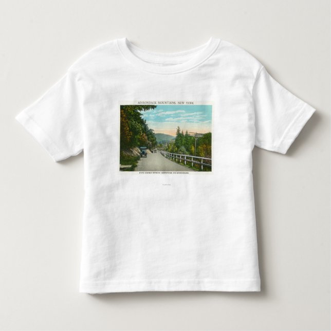 Beskåda av statliga Hwy in mot Warrensburg Tee Shirt (Framsida)