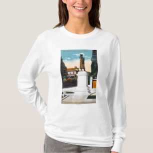 Beskåda av Staty för General Warrens T-shirt