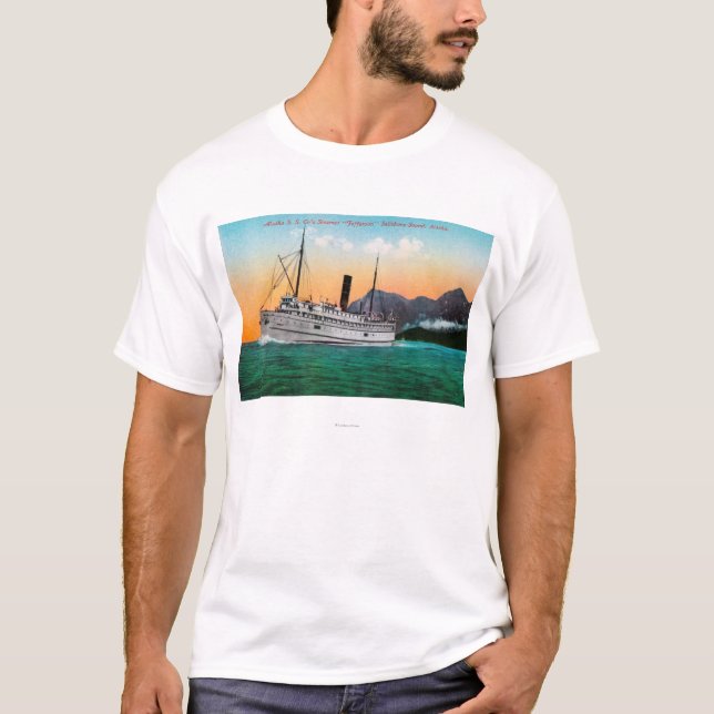 Beskåda av steameren Jefferson T-shirt (Framsida)