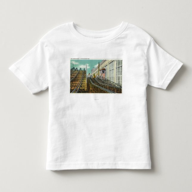Beskåda av Steeplechaserollercoasteren Tee Shirt (Framsida)