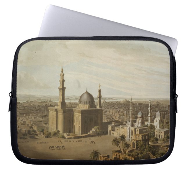 Beskåda av storslagna Cairo, inristat av Daniel Laptop Sleeve (Framsidan)