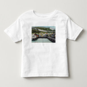 Beskåda av strand & TownDouglass, AK T-shirt