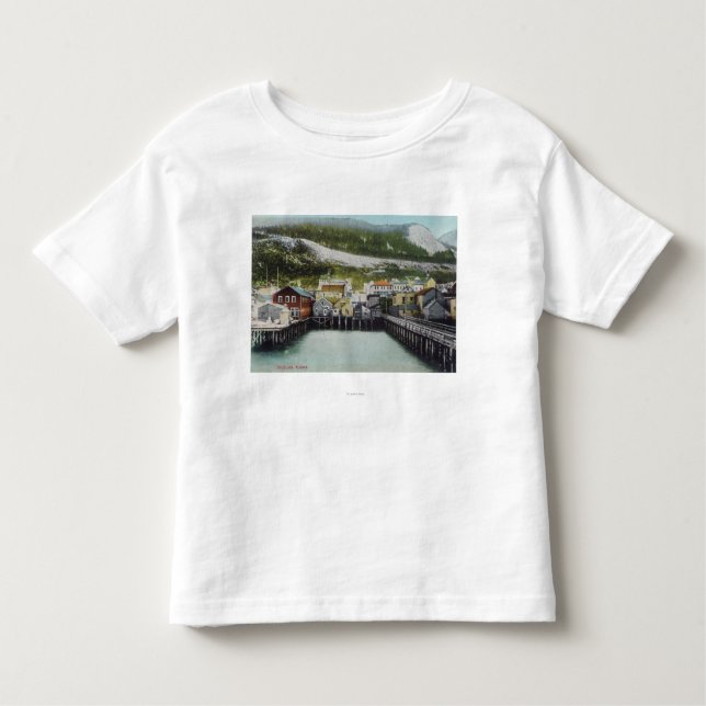 Beskåda av strand & TownDouglass, AK T-shirt (Framsida)