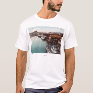 Beskåda av stranden t-shirt
