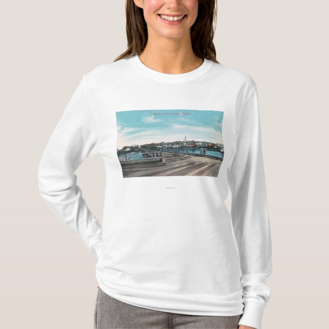 Beskåda av stranden tee (Framsida)
