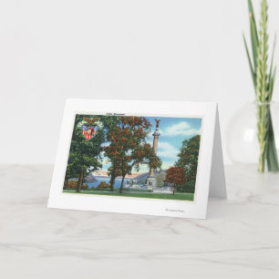 Beskåda av stridmonumentet kort