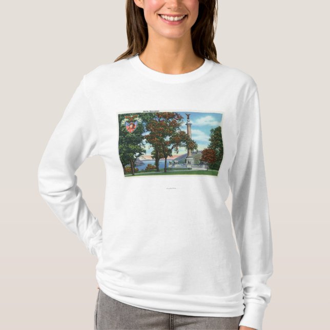 Beskåda av stridmonumentet tee shirt (Framsida)