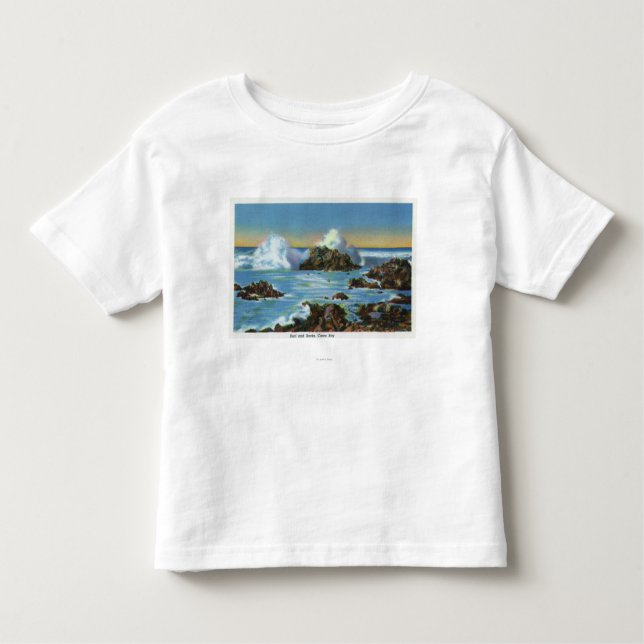 Beskåda av surfa Along stenen Tee Shirt (Framsida)