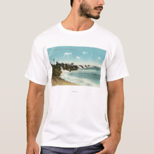 Beskåda av surfan och vågbrytaren t-shirt