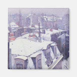 Beskåda av tak eller tak under snö, 1878 magnet