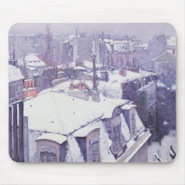 Beskåda av tak eller tak under snö, 1878 musmatta (Framsidan)