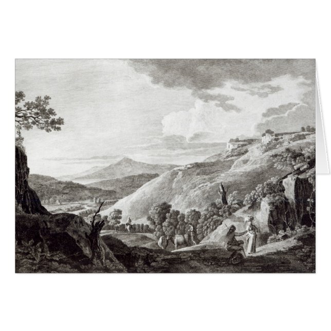 Beskåda av Tarquinia och Corneto Hälsningskort (Framsidan Horizontal)