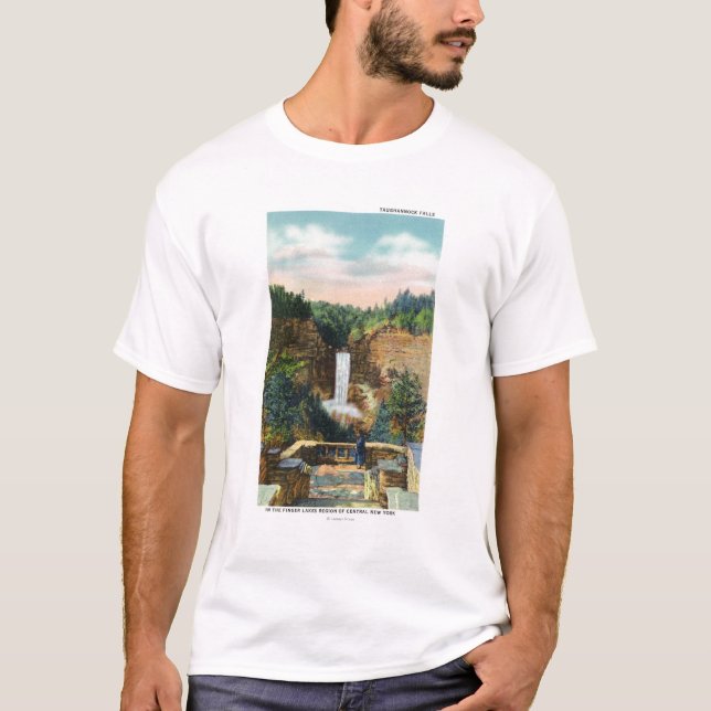 Beskåda av Taughannock nedgångar nr. 2 T-shirt (Framsida)