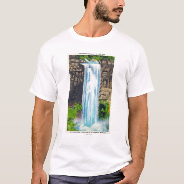 Beskåda av Taughannock nedgångar T Shirt (Framsida)