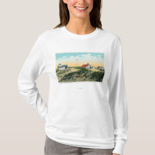 Beskåda av tävlingen pekar kustbevakningstatione t-shirt