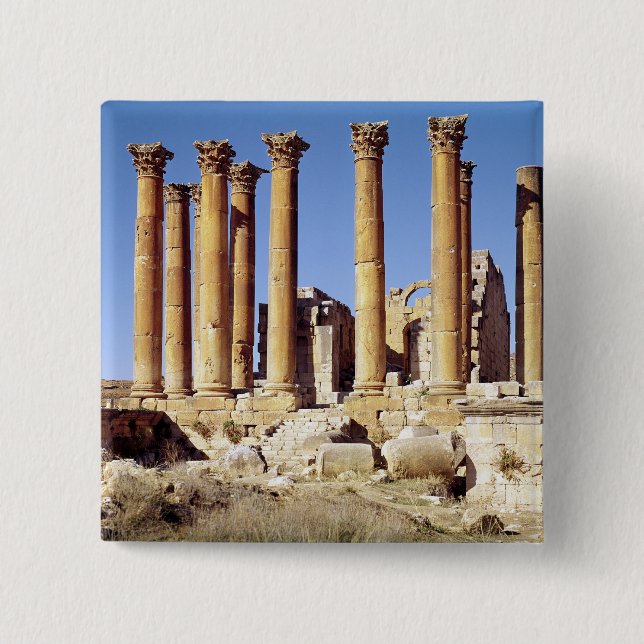 Beskåda av tempelet av Artemis, den byggde Knapp (Framsida)