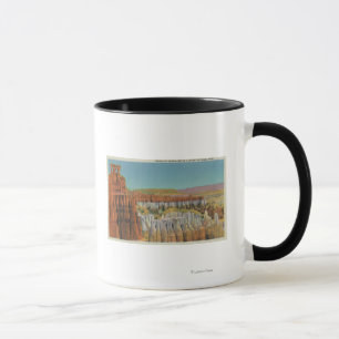 Beskåda av tempelet av Osiris Mugg