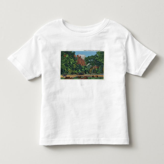 Beskåda av tempelet av Sinawava Tee Shirt (Framsida)