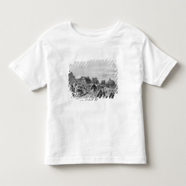 Beskåda av terrassen, Central Park, 1872 T Shirt (Framsida)