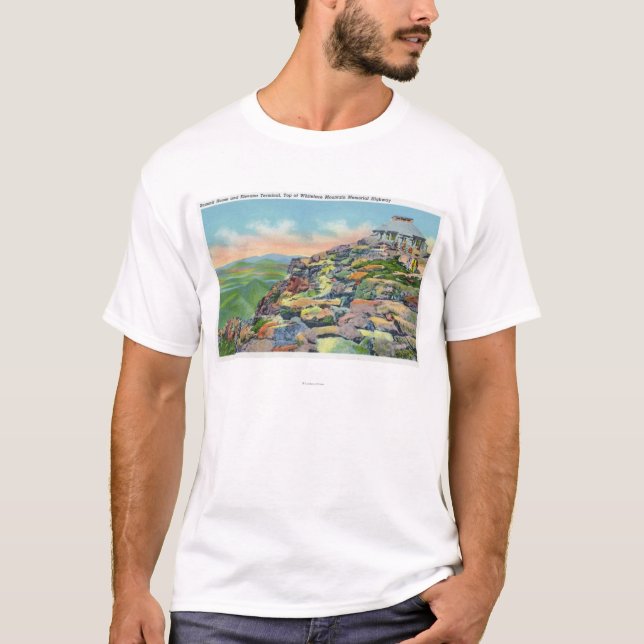 Beskåda av toppmötehuset, den slutliga hissen t-shirt (Framsida)
