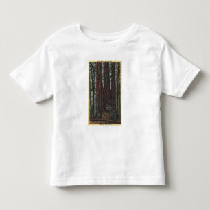 Beskåda av "tre gracerna" på stora träd parkera tee shirt