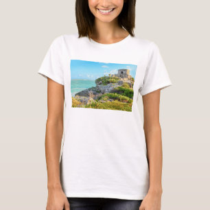 Beskåda av Tulum fördärvar, guden av vind T-shirt