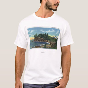 Beskåda av uggla Head fyr T Shirt