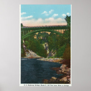 Beskåda av USEN Hwy överbryggar, rutt 9 Poster