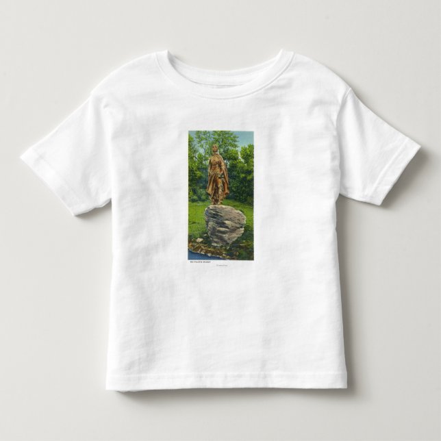 Beskåda av vallfärdajungfrustatyn t-shirt (Framsida)