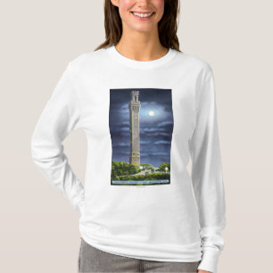 Beskåda av vallfärdar minnesmärken på natten t shirt