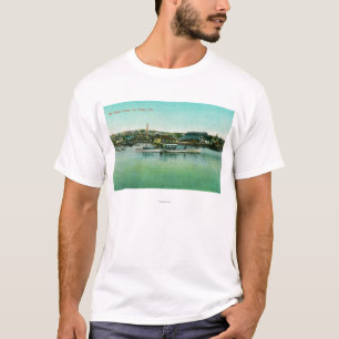 Beskåda av vatten FrontSan Diego, CA T-shirt