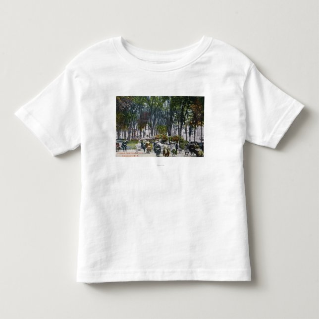 Beskåda av växande parkerar tee shirt (Framsida)