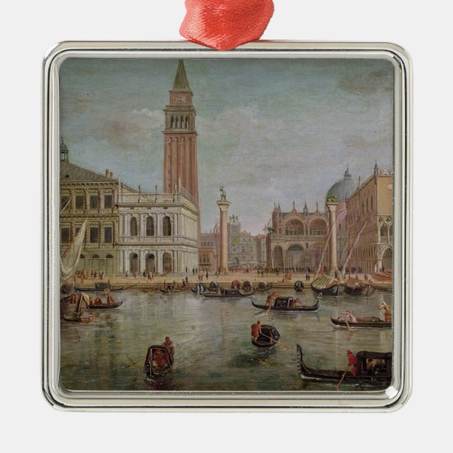 Beskåda av Venedig, 1719 Julgransprydnad Metall (Framsidan)