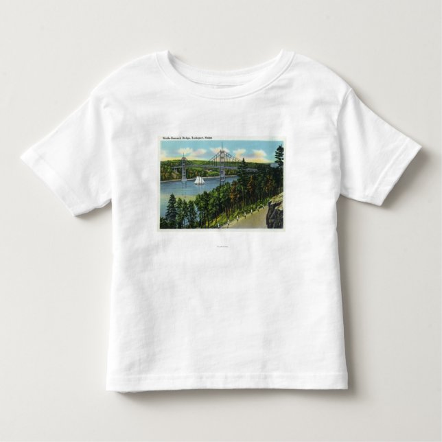 Beskåda av Waldo-Hancocken överbryggar T-shirt (Framsida)