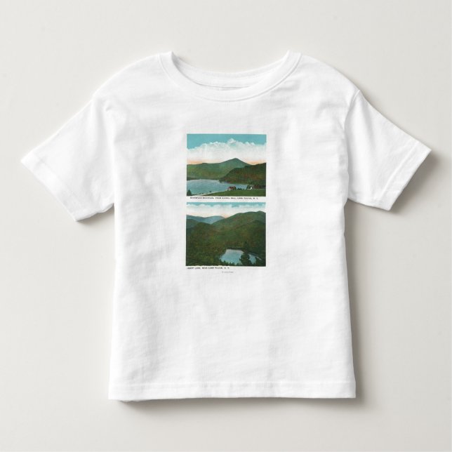 Beskåda av Whiteface Mt från signalerar backen, T-shirt (Framsida)
