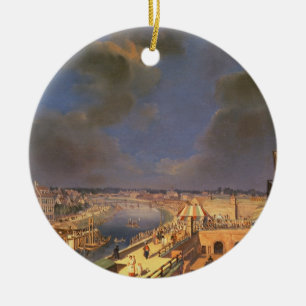 Beskåda av Wien, 1819 (olja på kanfas) Julgransprydnad Keramik