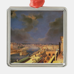 Beskåda av Wien, 1819 (olja på kanfas) Julgransprydnad Metall