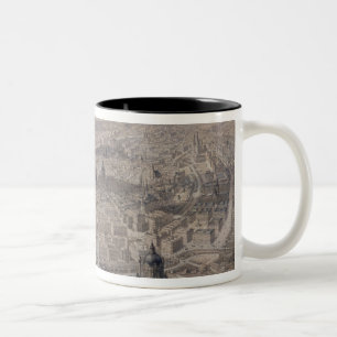Beskåda av Wien, c.1860 Två-Tonad Mugg