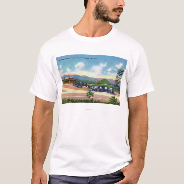 Beskåda av wigwamen och det westerna toppmötet tröja (Framsida)