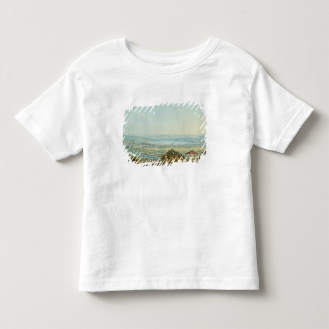Beskåda av Zurich, c.1840 (w/c) Tee Shirt (Framsida)