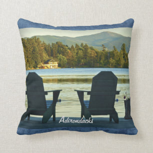 Beskåda från Adirondack stolar i adirondacksen, Kudde